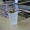 This is BIG BOI'S Bombay Sapphire martooni. It was not in the equisite martooni glass that you normally see indoors. We were out at the Dock Bar. This is BIG BOI'S Bombay Sapphire martooni. It was not in the equisite martooni glass that you normally see indoors. We were out at the Dock Bar.