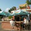 In this picture you can see the Tiki Bar up above the patio bar.