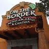 On The Border is a popular
Mexican Restaurant chain in Texas. Mardi and I went there
for some Mexican food the day after the game. 
