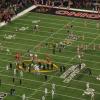 A shot of the field before the
game while the teams were warming up.