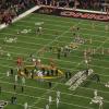 A shot of the field before the
game while the teams were warming up.