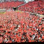 The fans mob the field after 
OSU beats TTUN in Overtime.
GO BUCKS. BEAT CLEMSON!