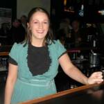 Here is Kim, another one of our bartenders for the day. We go way back with Kim to a few different bars.