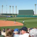 A SHOT OF THE FIELD DURING PLAY.