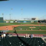 ANOTHER SHOT OF THE ENTIRE FIELD AT GOODYEAR BALLPARK.