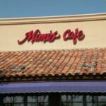 Mimi's Cafe in Goodyear just down the street from the Comfort Inn where Joebo and Buffalo stayed Teusday night after the ballgame.  