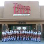 A relatively new franchise called the Tilted Kilt in Peoria which I also never had a chance to visit. I sure had a hard time gettign all fo the girls to come outside to pose for this pic! There is one also in Clearwater, Florida where the Geezers visit every year.
