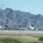 MORE AIRPLANES, AND MOUNTAINS. THE SCENERY IS BEAUTIFUL HERE IN GOODYEAR.