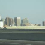 A PIC OF THE SKYLINE OF THE CITY OF PHOENIX FROM THE HIGHWAY!