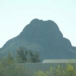 PACHECO PEAK IN TUCSON (MARANA), AZ. THIS MOUNTAIN IS SHAPED LIKE A SOMBRARO AND  RIDGES ON IT LOOK LIKE THE BRIM. REALLY!