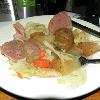 Time For Supper!
Breakfast was a long time
ago before I ordered 
Corned Beef & Cabbage.
It was mavelous!