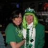 Here we have two girls
having a good time for 
St. Patty's Day.