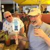 Here is S. B. with Fergie, and Spike respectively enjoying an early dinner with Party Joebo at The Bahama Breeze. S. B. and Joebo landed in Tampa about an hour before. Spike had flown down earlier.