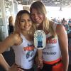 And here are two Hooter Girls from our fave Hooters Bar in the world. It is located at the exciting Johns Pass. 
Party JoeBo wanted a pic taken with them for sure! 