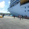 Geezer Drumstir and his wife Cindy flew to Puerto Rico to catch this ship that will take them to Panama.