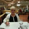 The frist day on the ship they
ate dinner. Here is Cindy sitting
at the dinner table. 